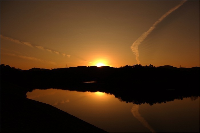 20　本庄池の夕景.JPG