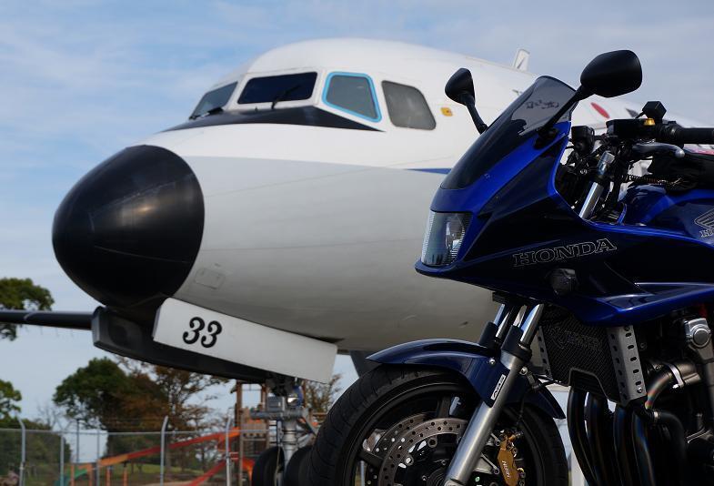 38　飛行機とカワセミ号はよく似会う.JPG